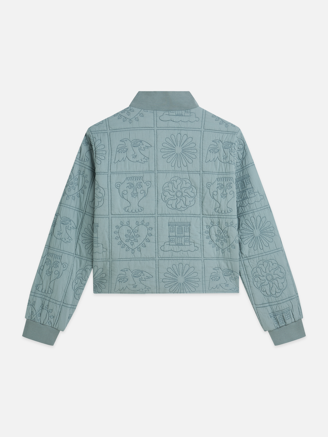 Scotch & Soda x Royal Delft Quilted Reversible Jacket