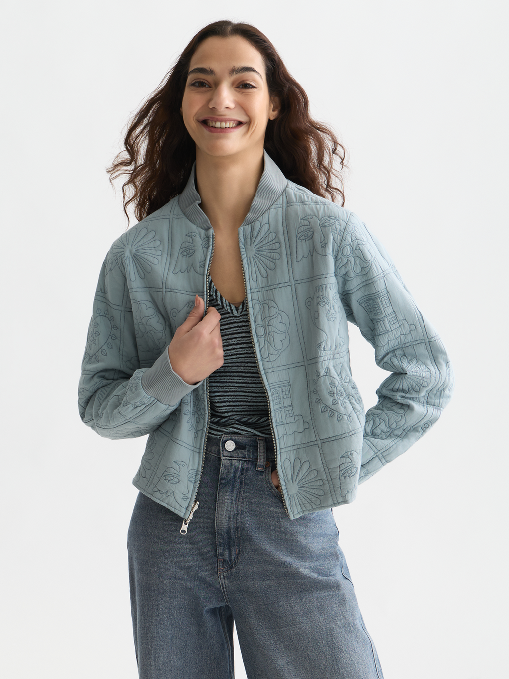 Scotch & Soda x Royal Delft Quilted Reversible Jacket