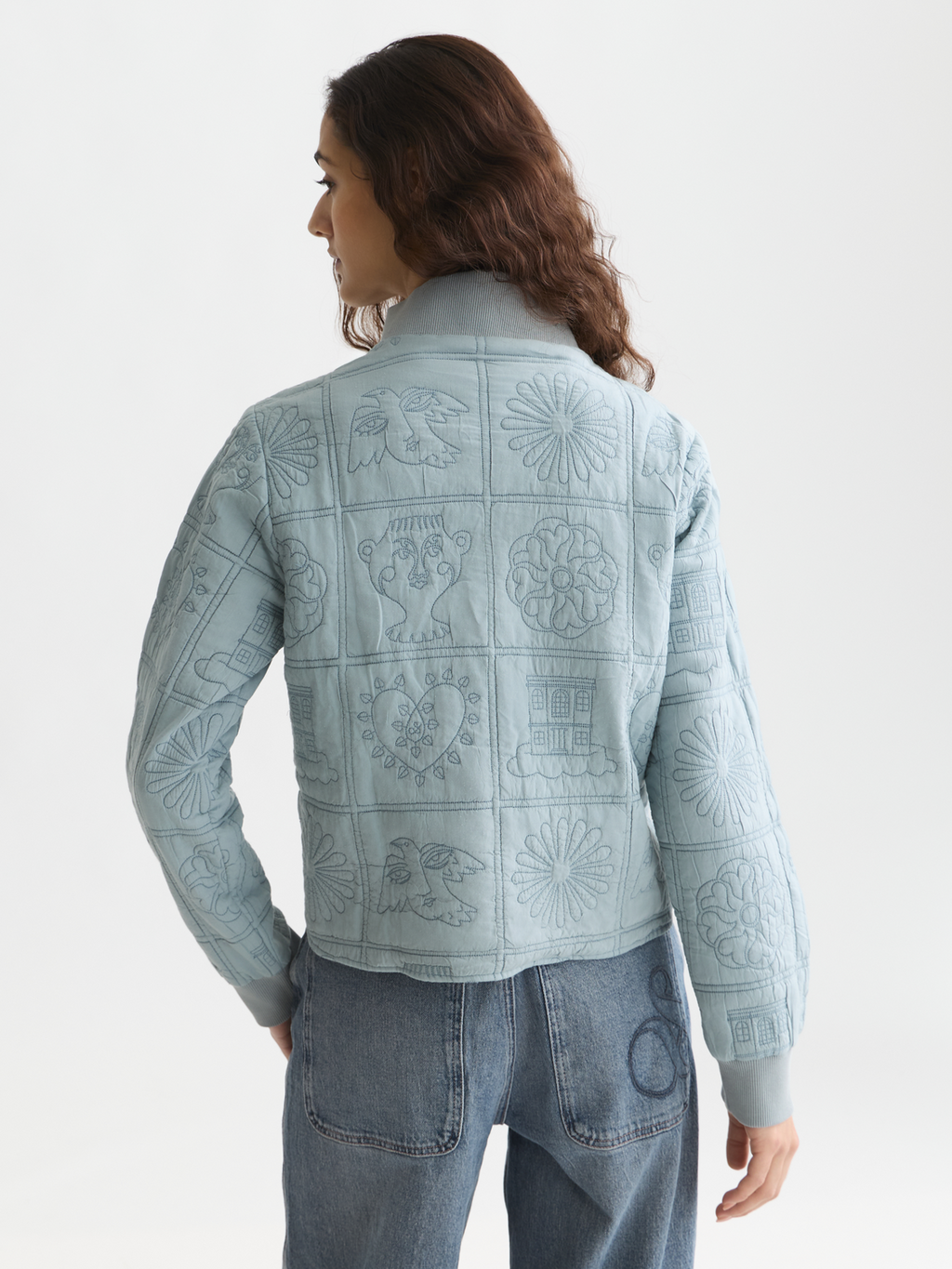 Scotch & Soda x Royal Delft Quilted Reversible Jacket