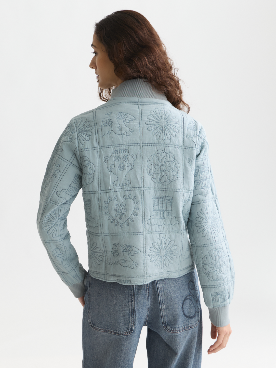 Scotch & Soda x Royal Delft Quilted Reversible Jacket