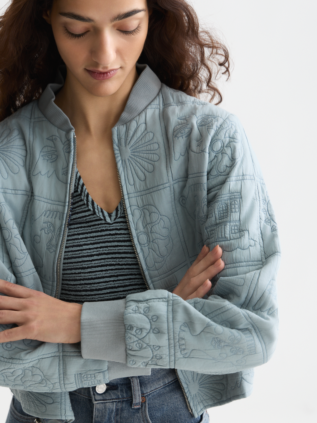 Scotch & Soda x Royal Delft Quilted Reversible Jacket