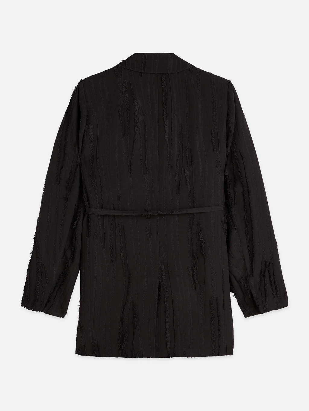 Belted double breasted blazer