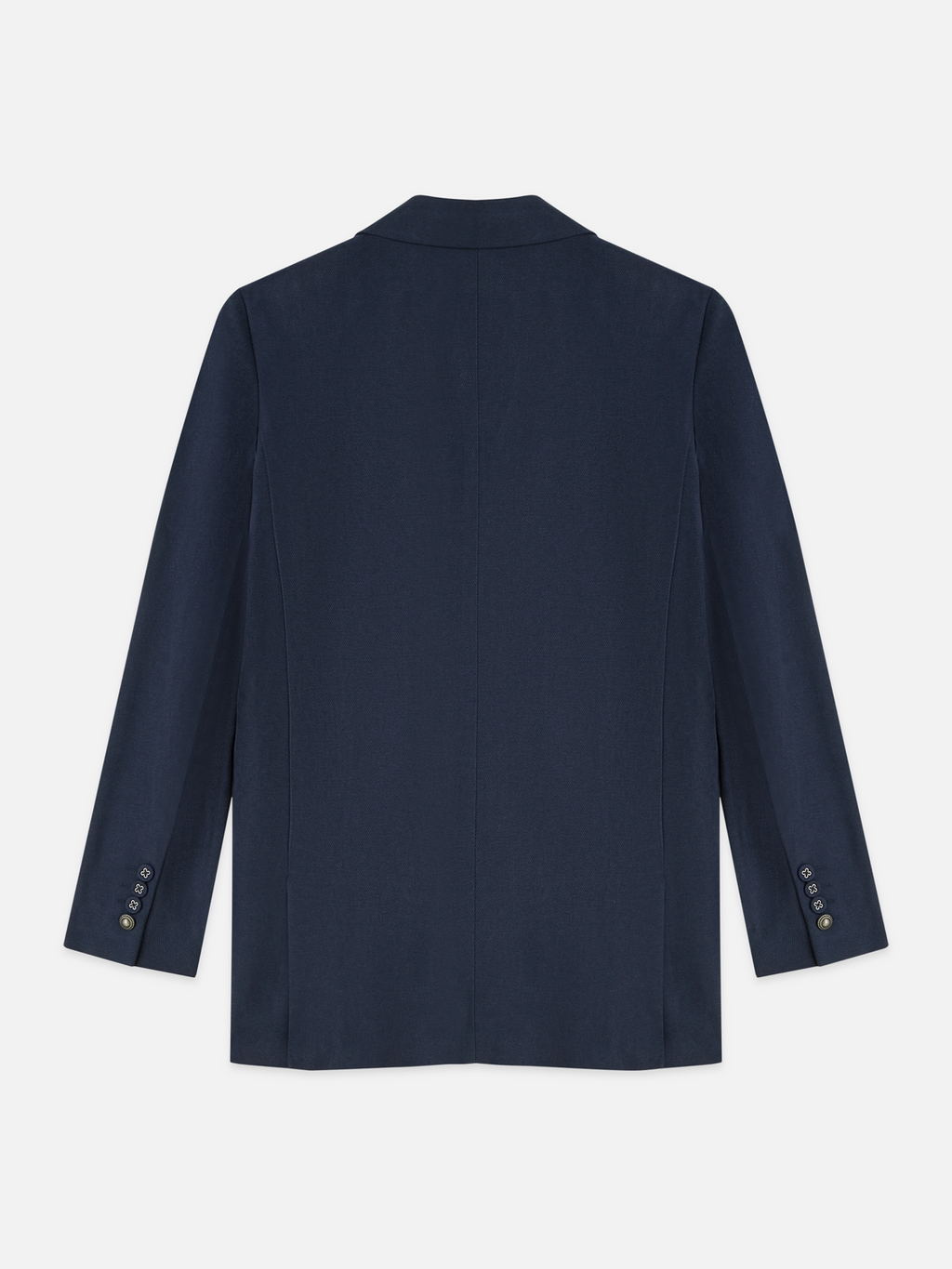Gabardine relaxed single breasted blazer