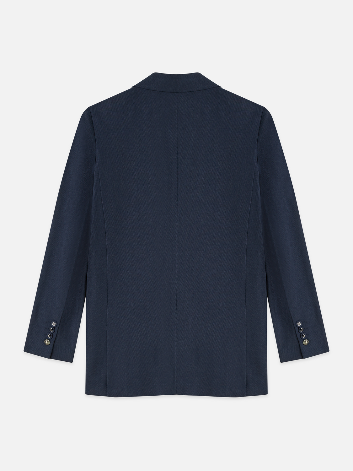 Gabardine relaxed single breasted blazer