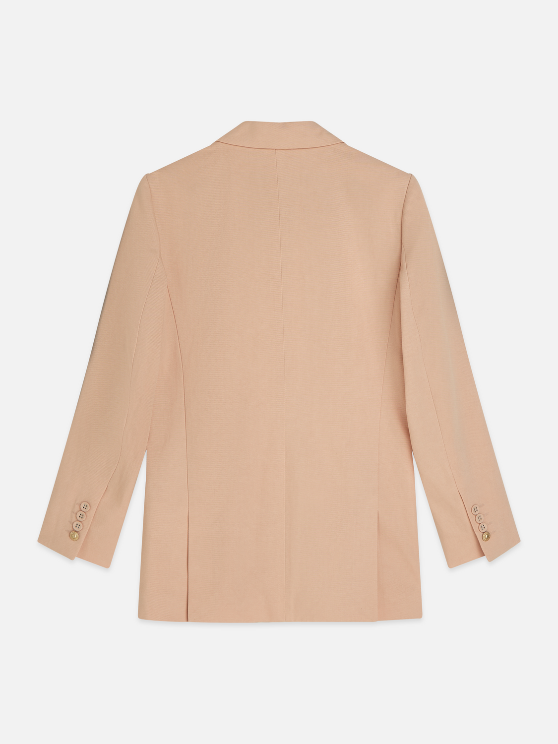 Gabardine relaxed single breasted blazer