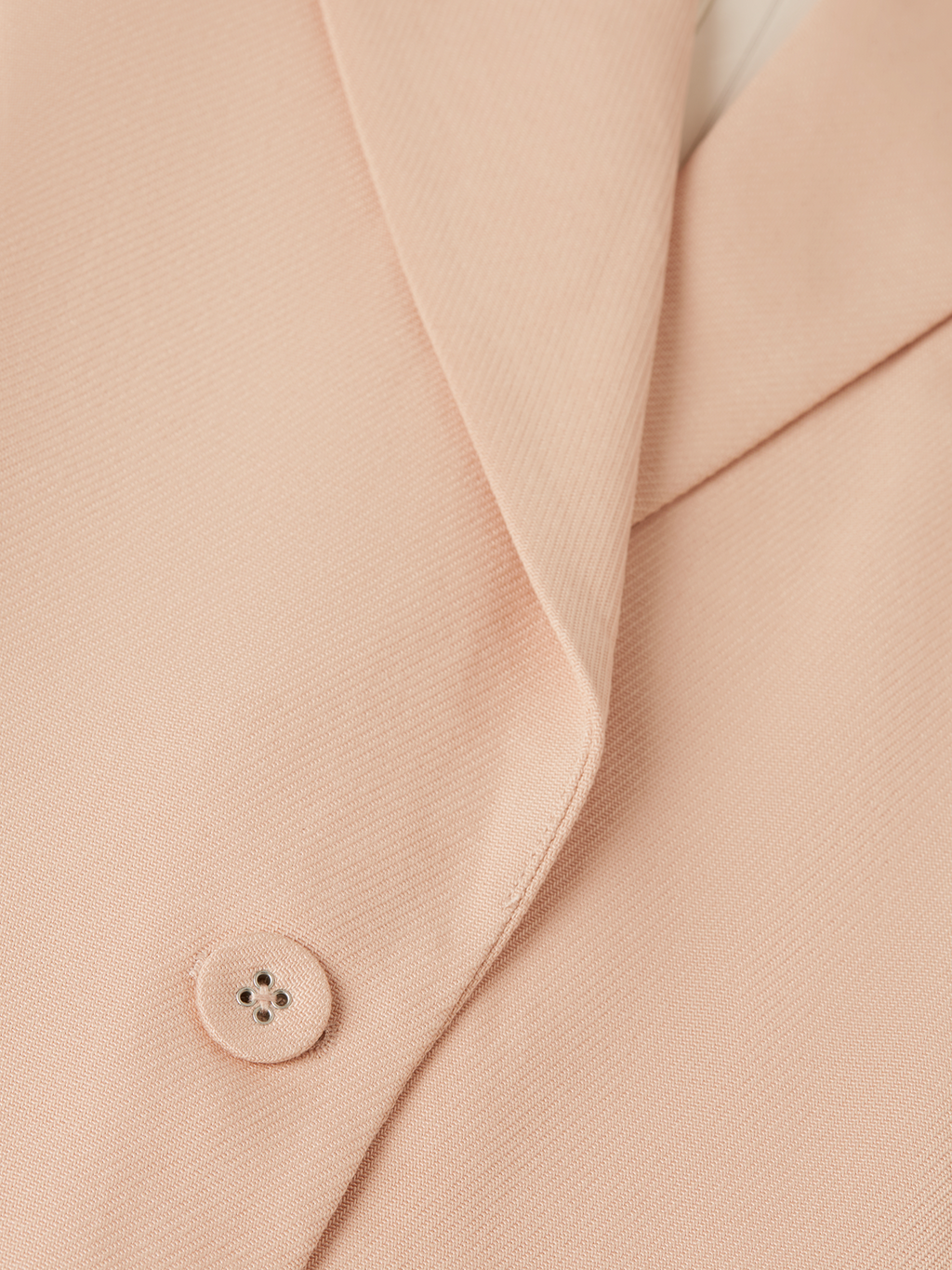 Gabardine relaxed single breasted blazer