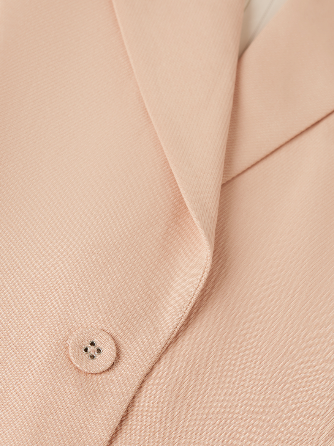 Gabardine relaxed single breasted blazer