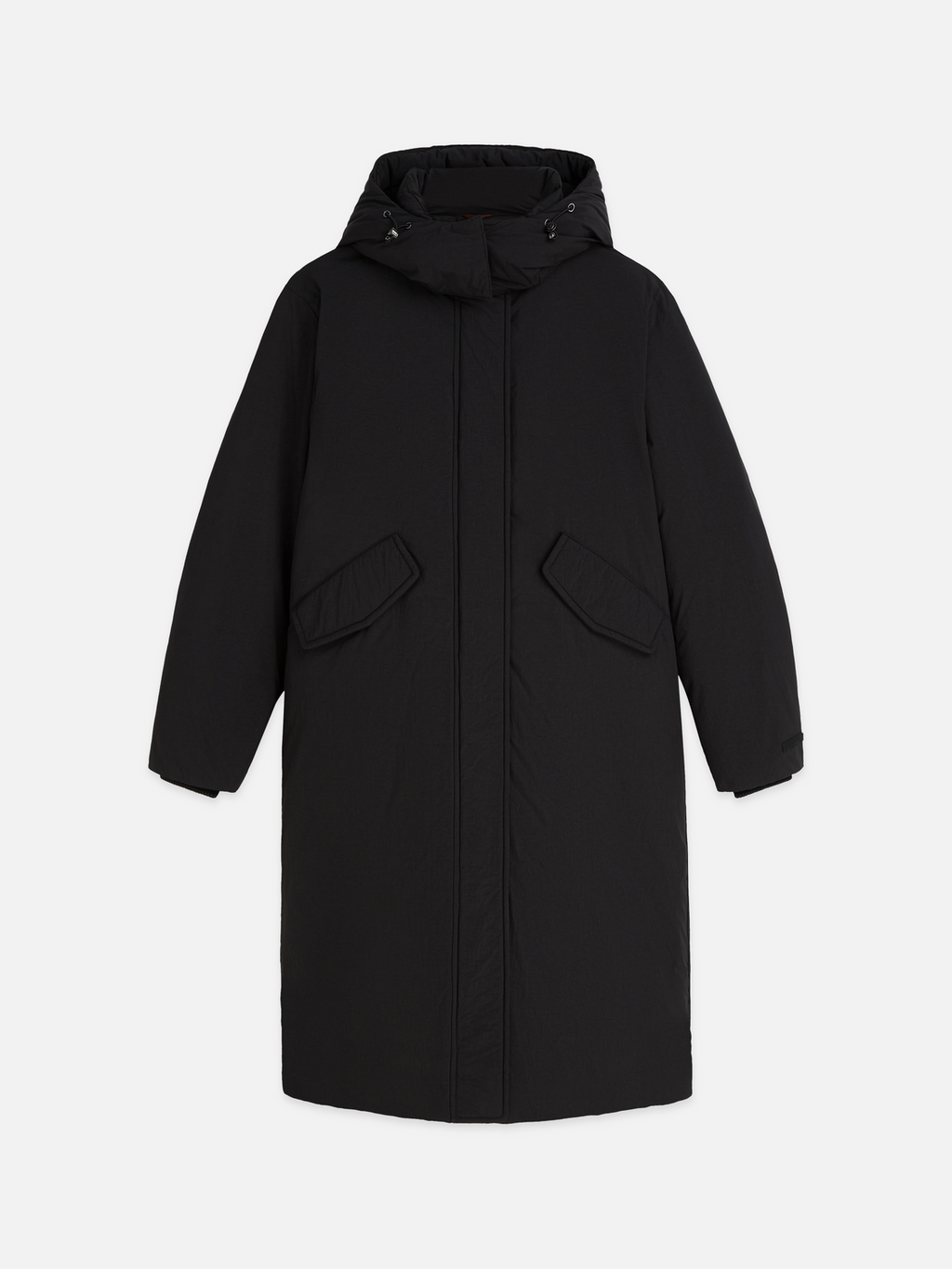 Long Nylon Puffer Jacket