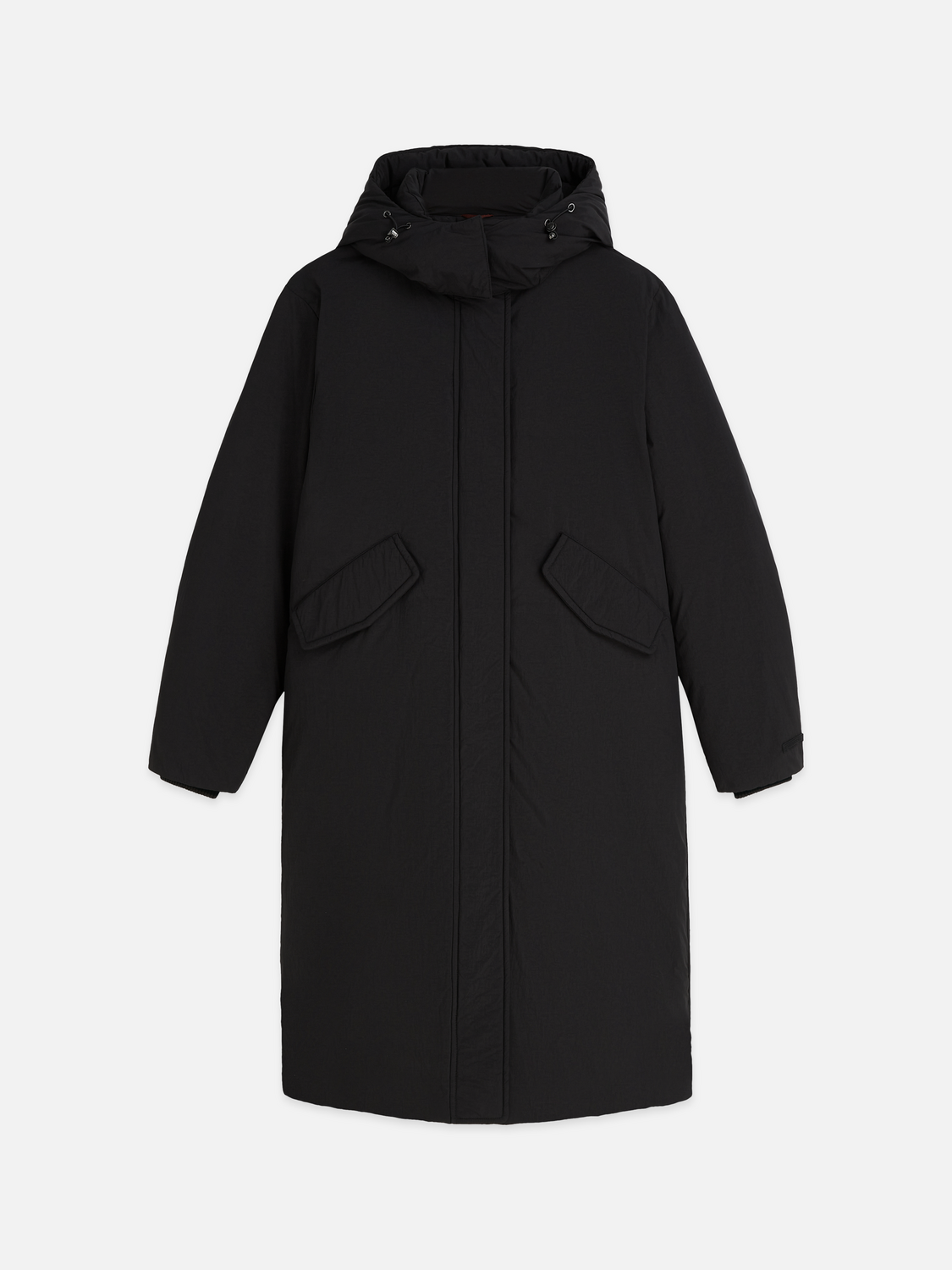 Long Nylon Puffer Jacket