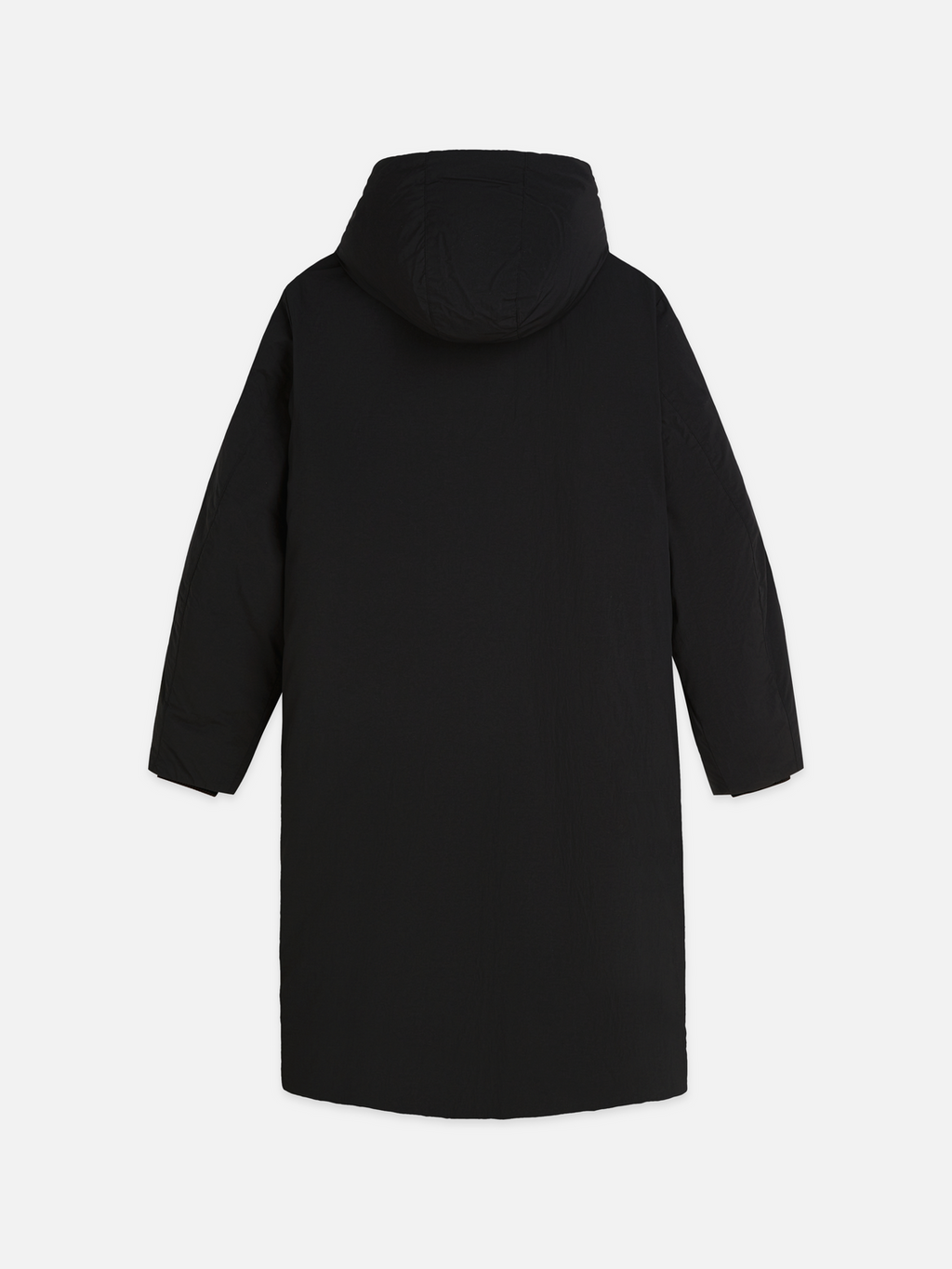 Long Nylon Puffer Jacket