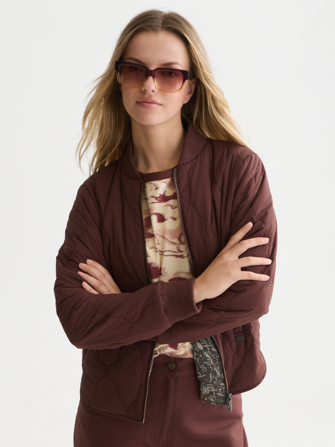 Reversible Quilted Bomber Jacket