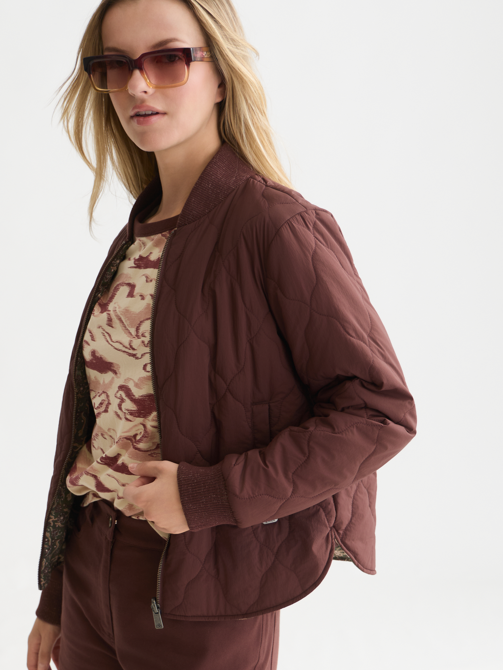 Reversible Quilted Bomber Jacket