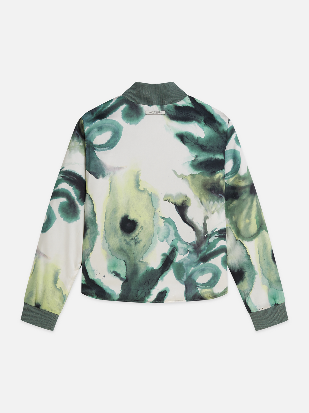 Reversible quilted bomber