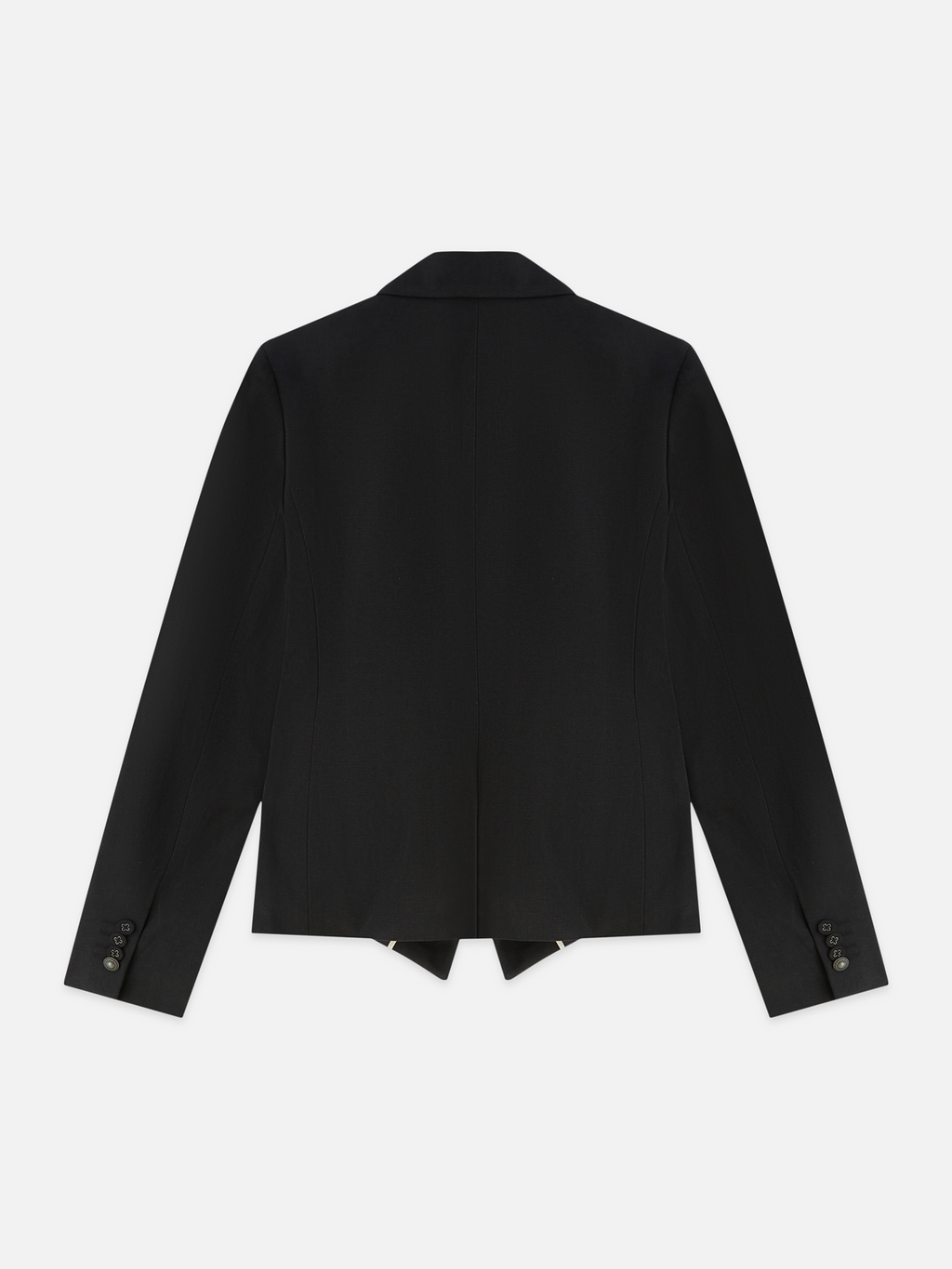 Lyocell-Cotton Gabardine Fitted Blazer