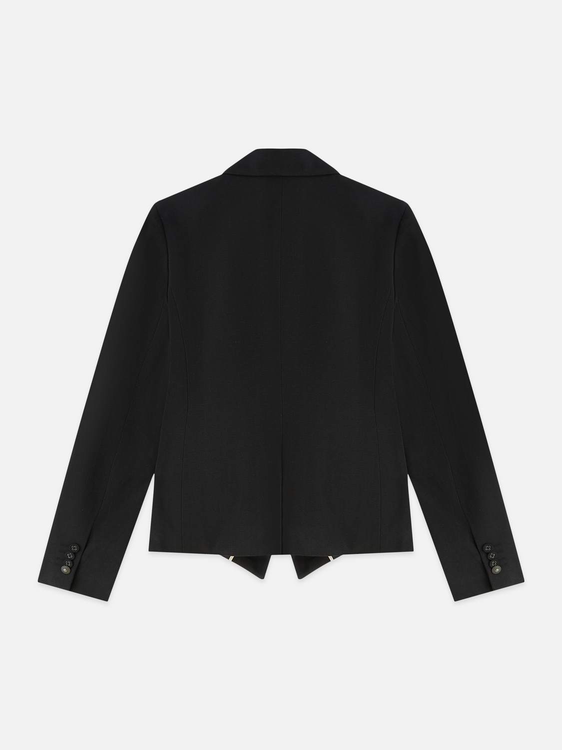 Lyocell-Cotton Gabardine Fitted Blazer