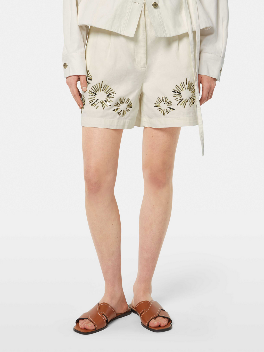 Embroidered Shorts