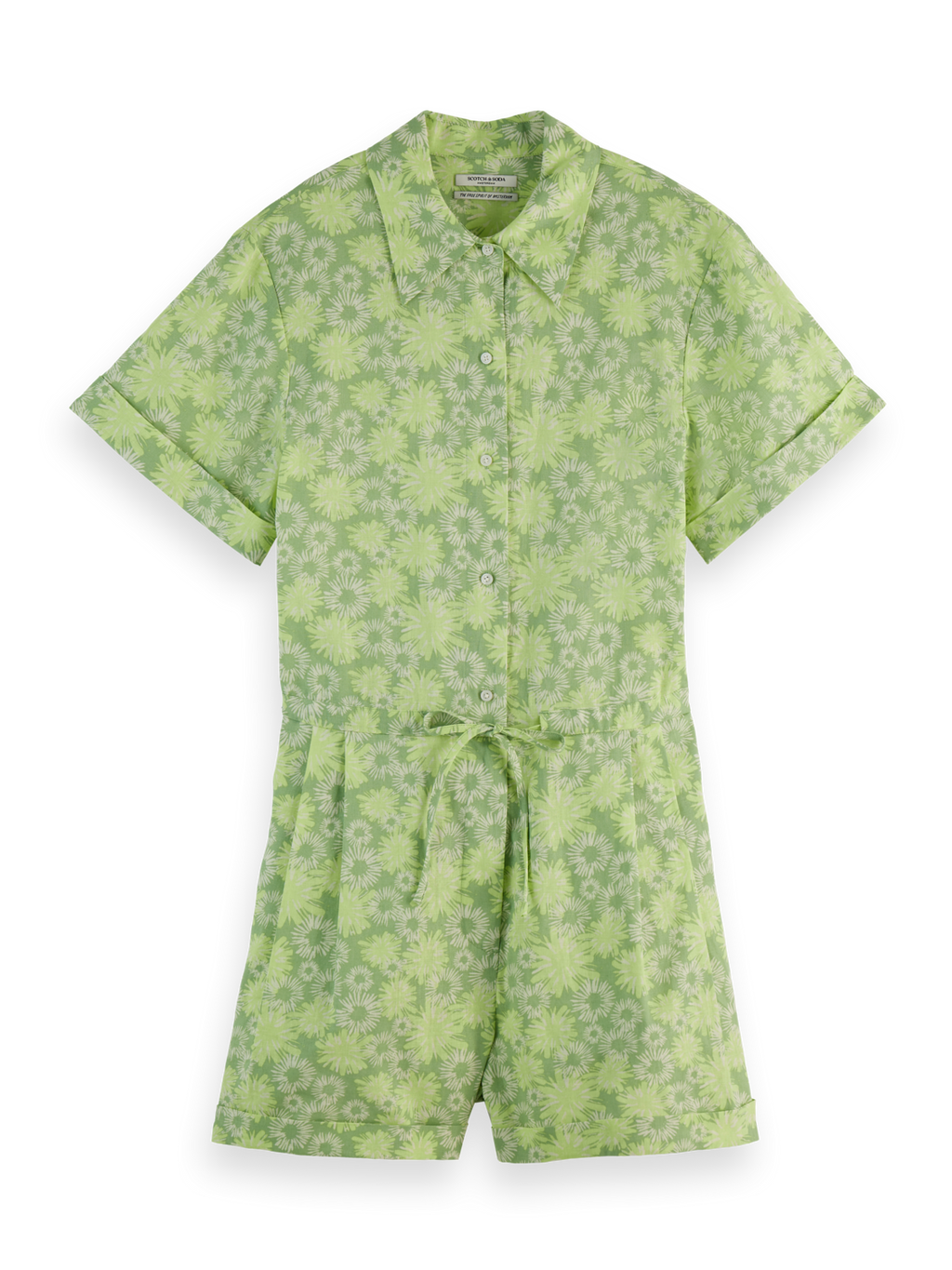 Linen Utility Playsuit
