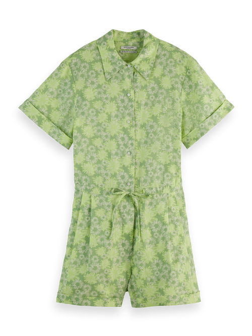 Linen Utility Playsuit