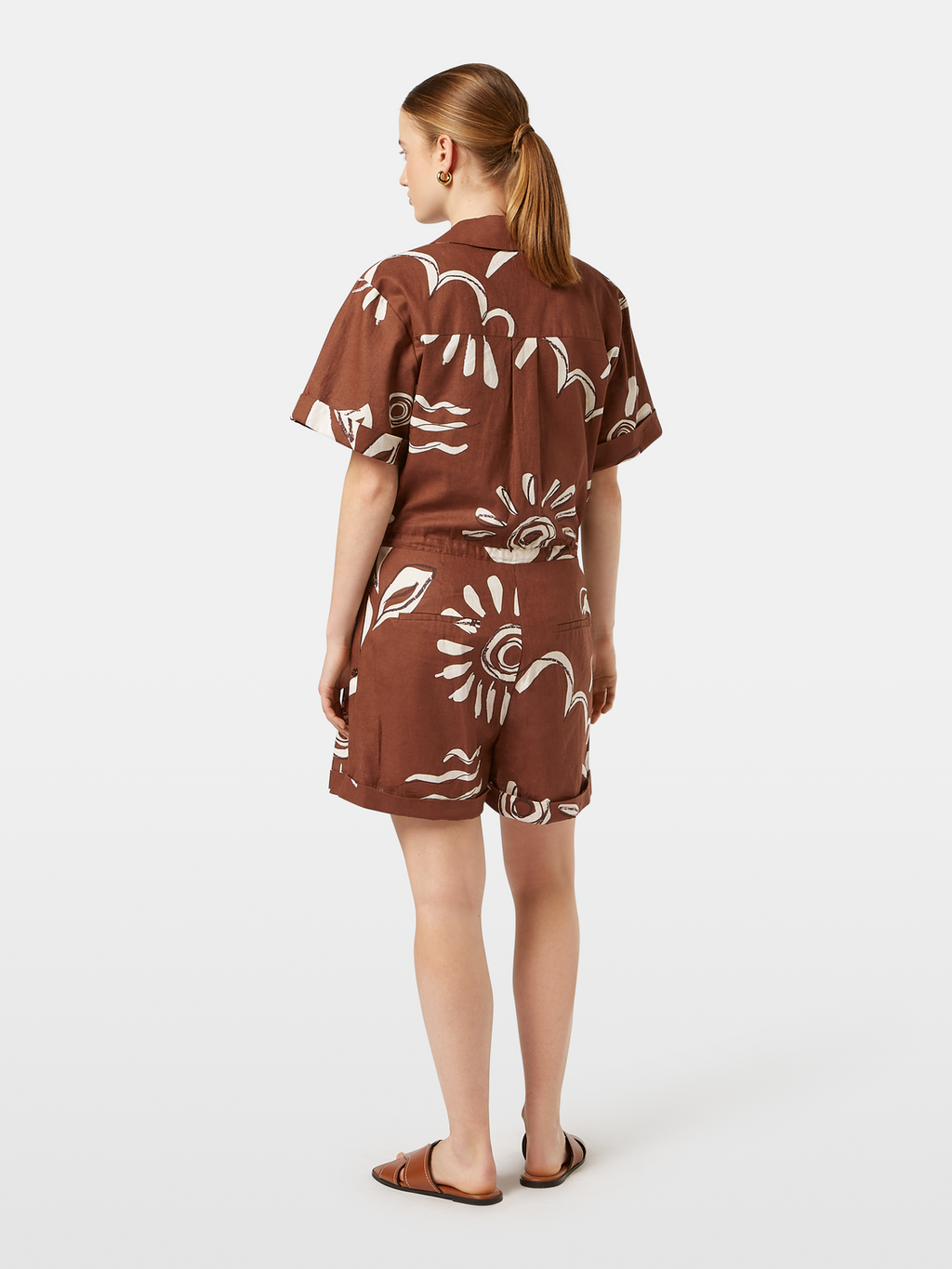 Linen Utility Playsuit