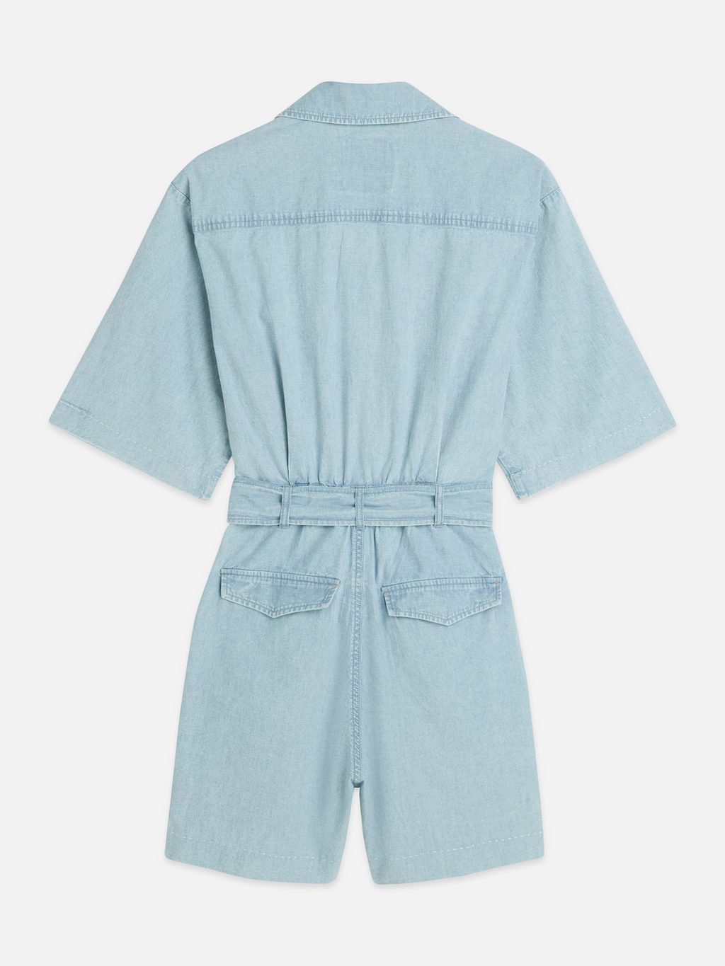 Lightweight denim playsuit