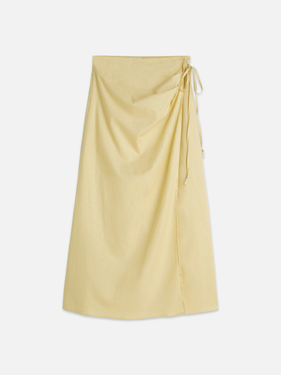 Linen wrap skirt