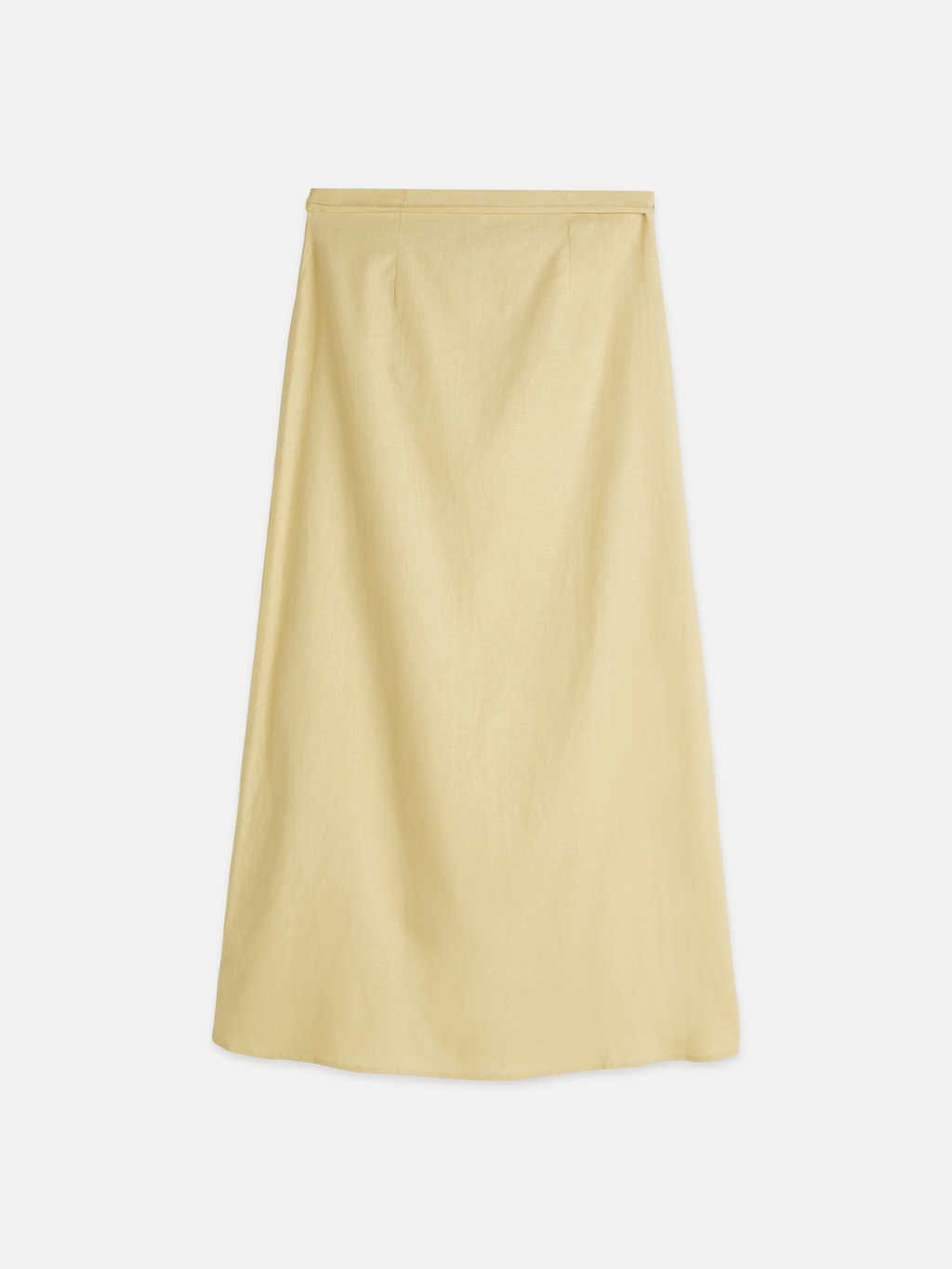 Linen wrap skirt
