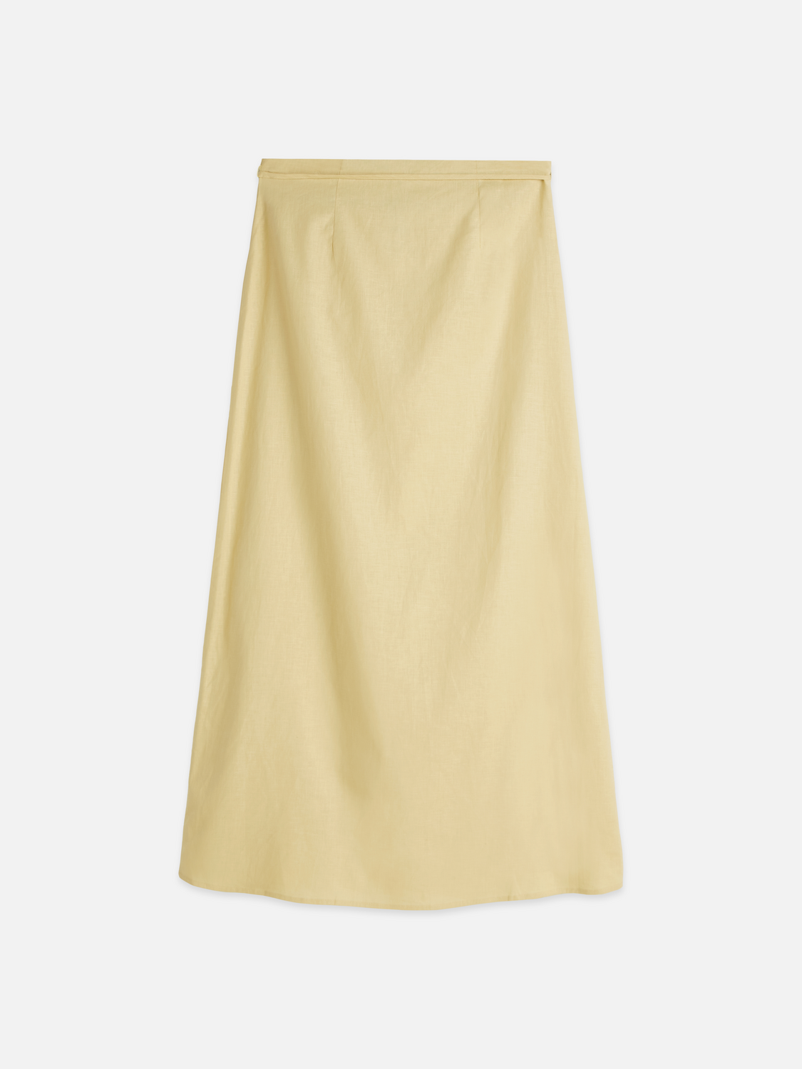 Linen wrap skirt