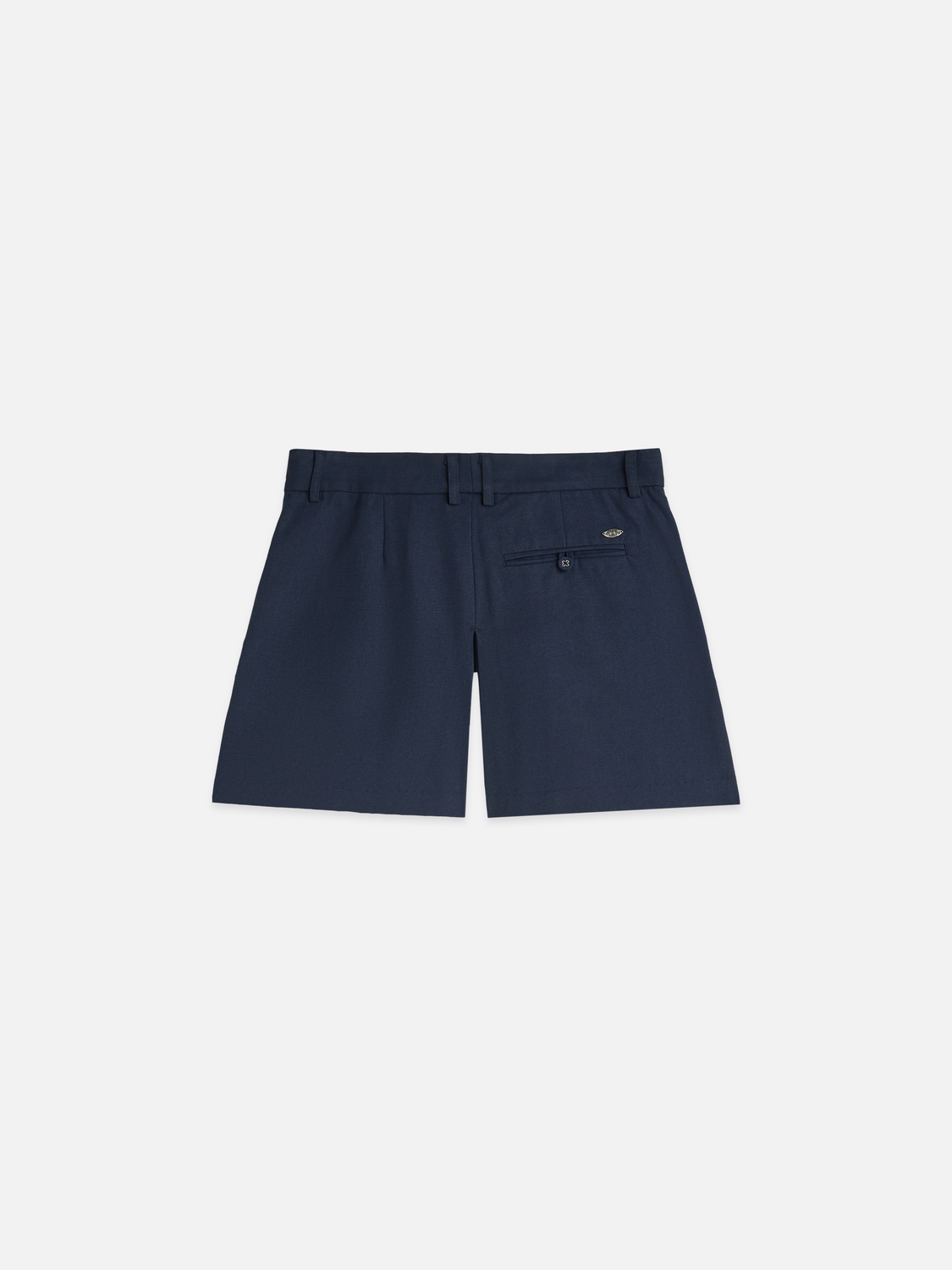Gabardine tailored skort
