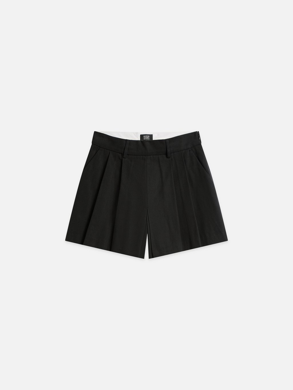 Lyocell-Cotton Gabardine Mini Skort