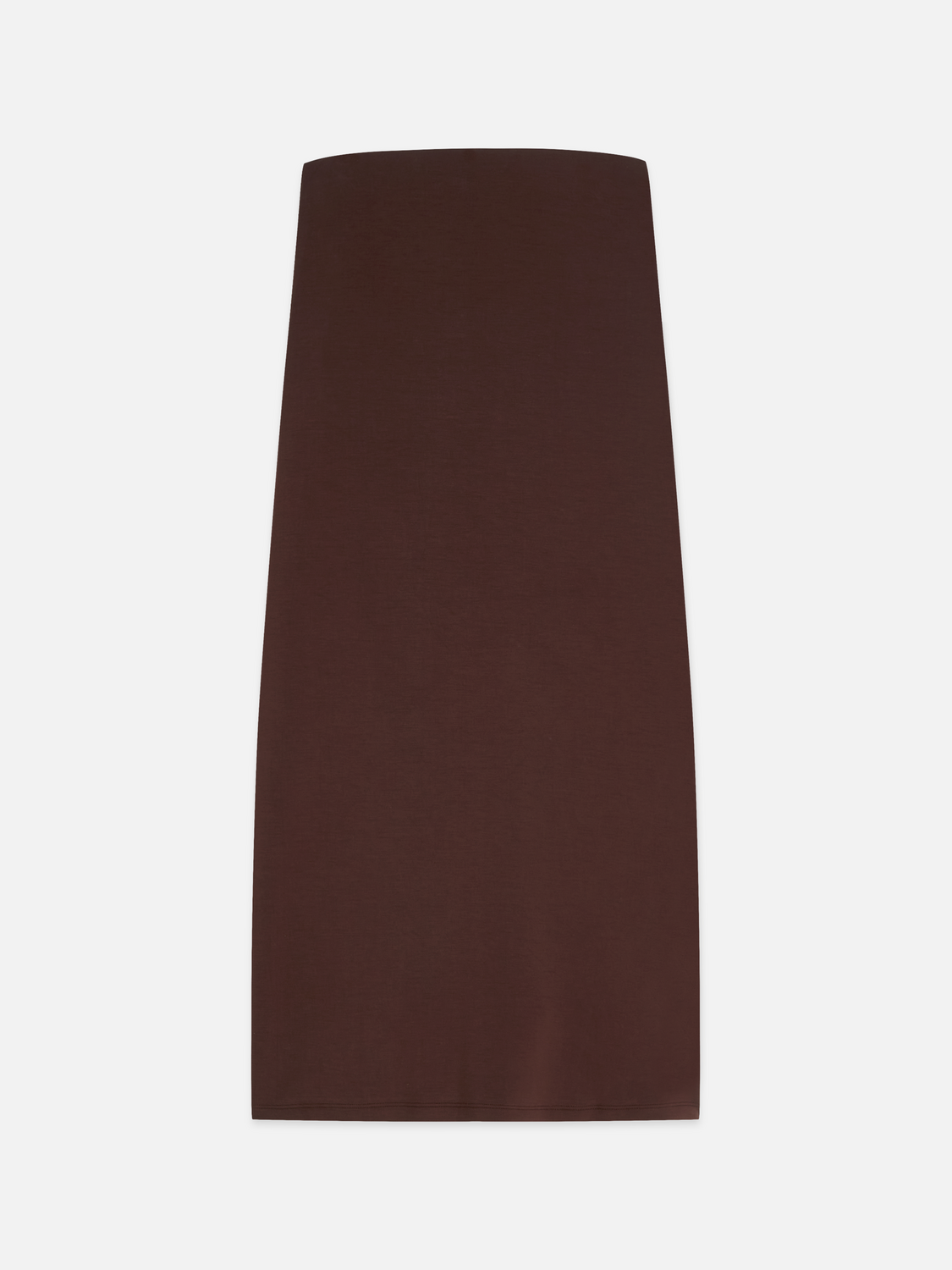 Draped Lyocell-Blend High-Waist Midi Skirt