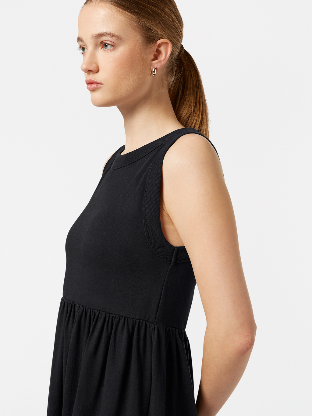 Tank jersey midi dress