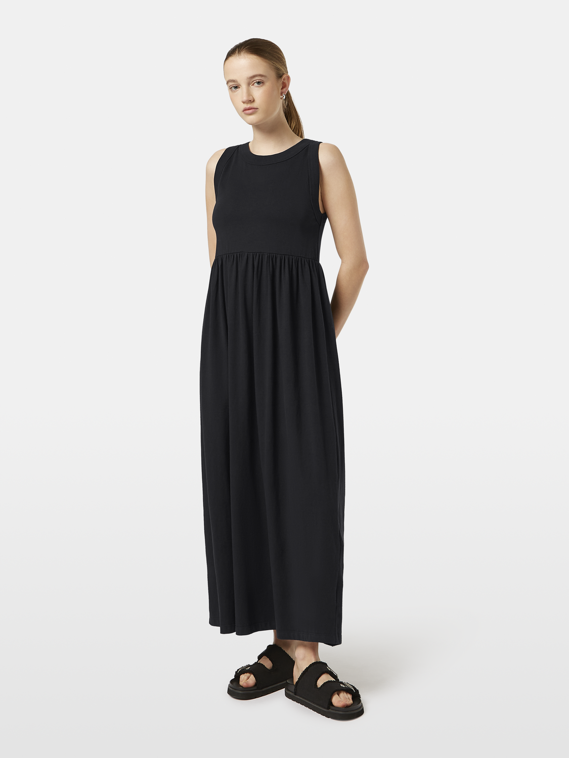 Tank jersey midi dress