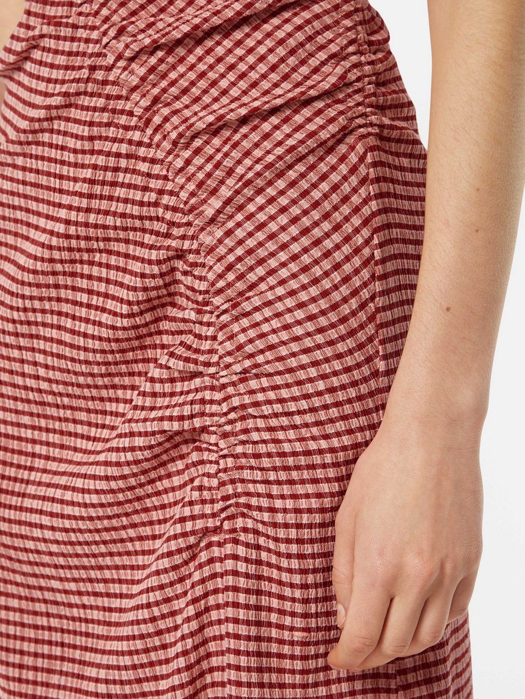 Gingham Midi Dress