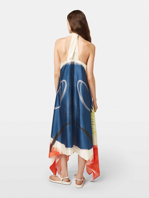 Foulard midi dress