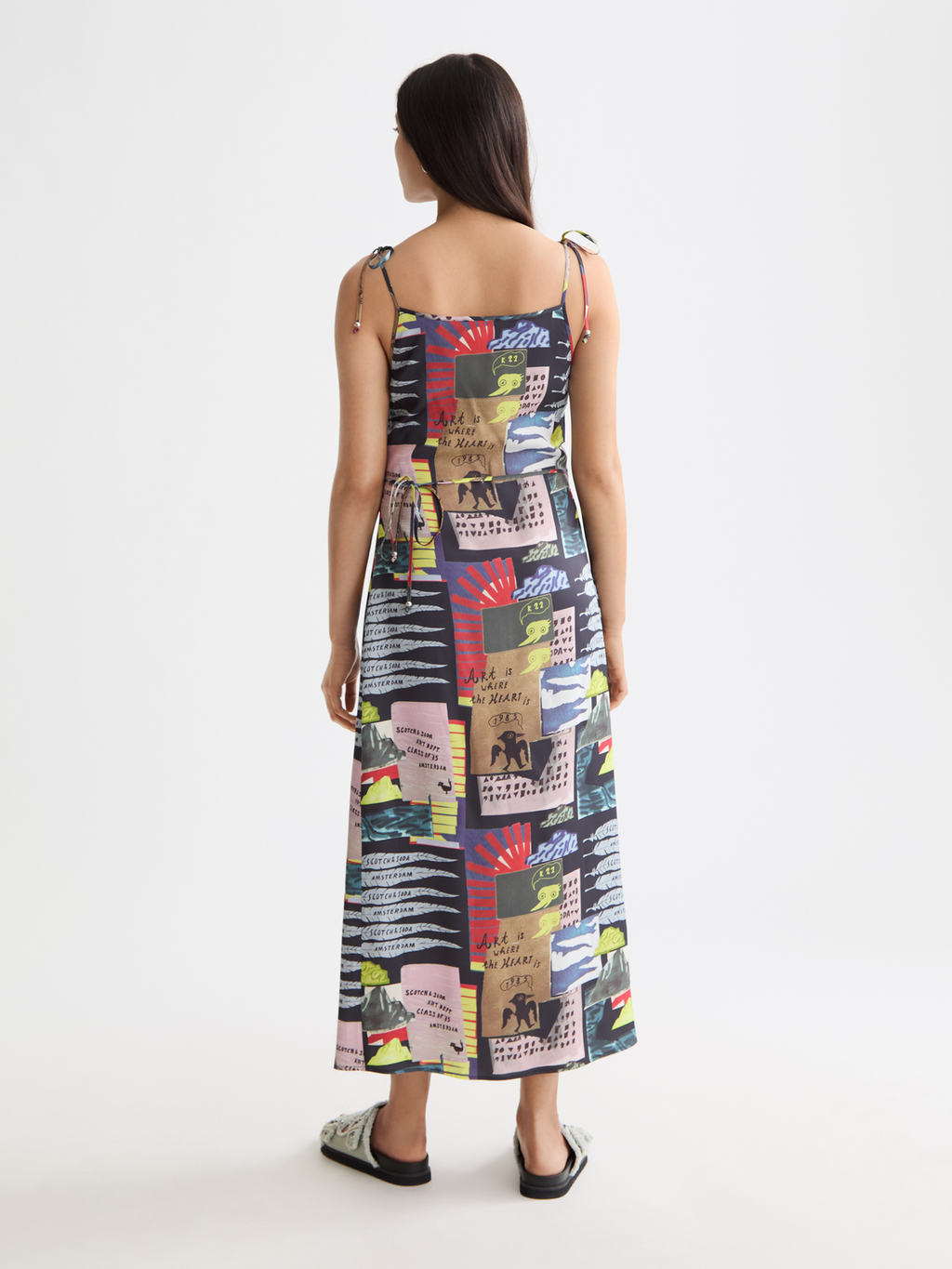 Midi slip dress