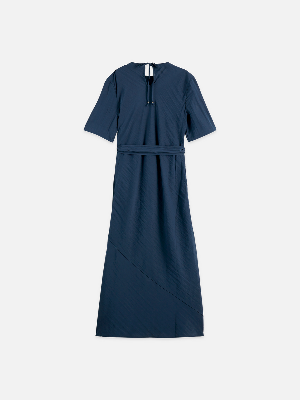 Tie wrap midi dress