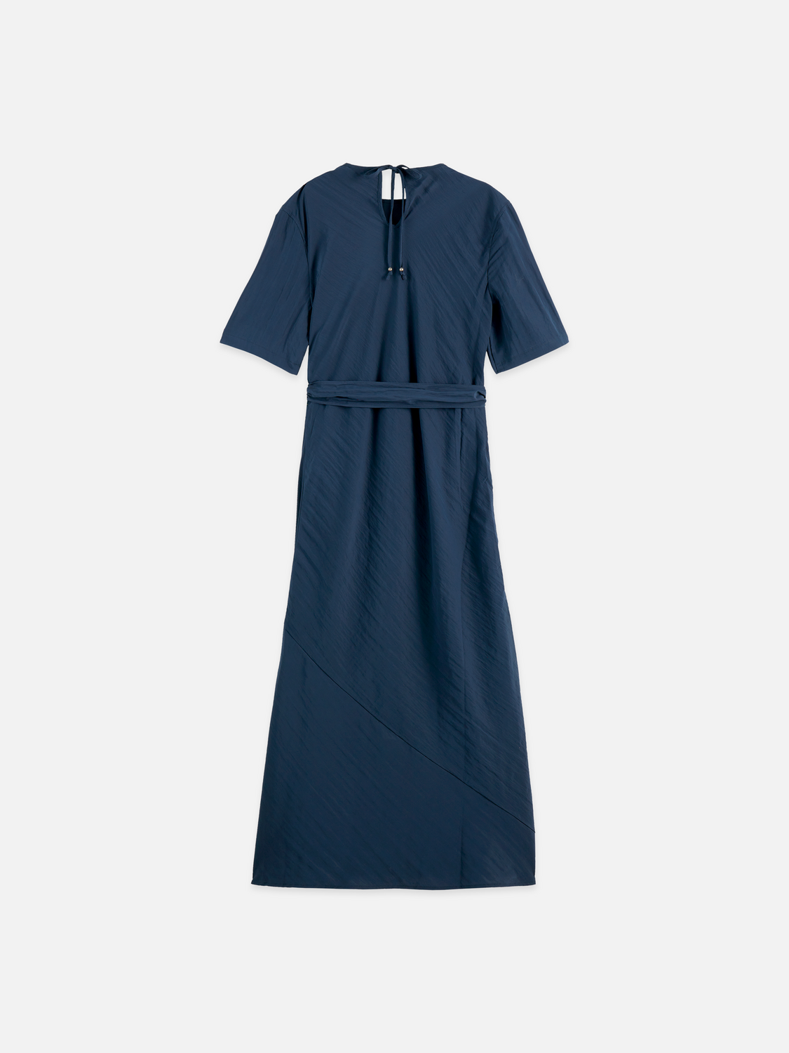 Tie wrap midi dress