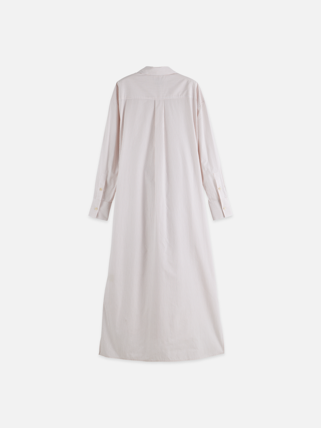 Relaxed-fit tie shirt dress