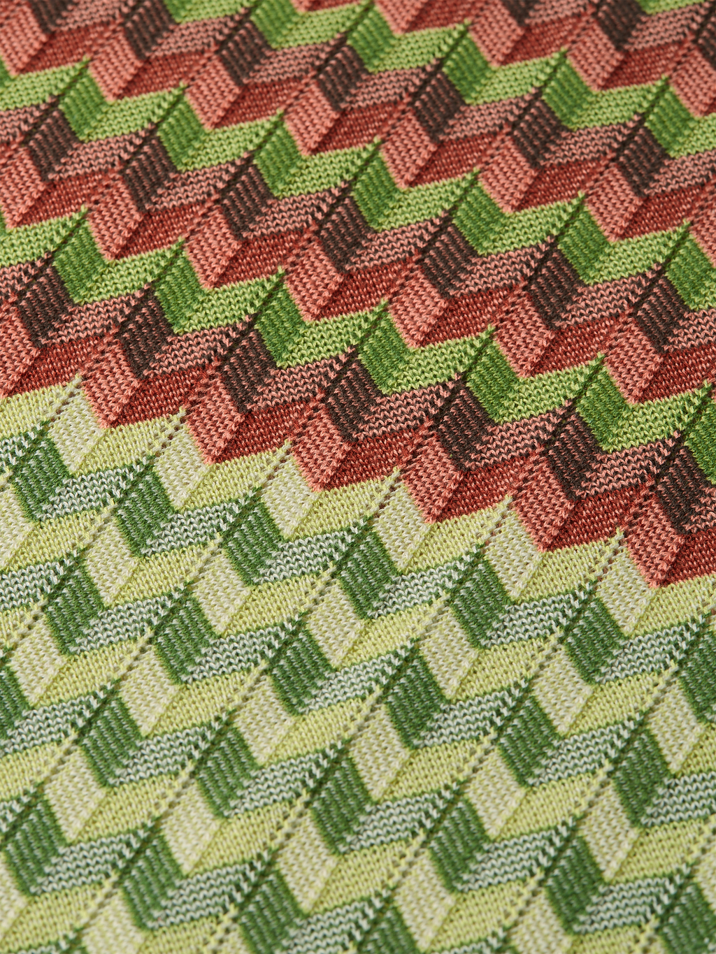 Chevron knitted maxi dress