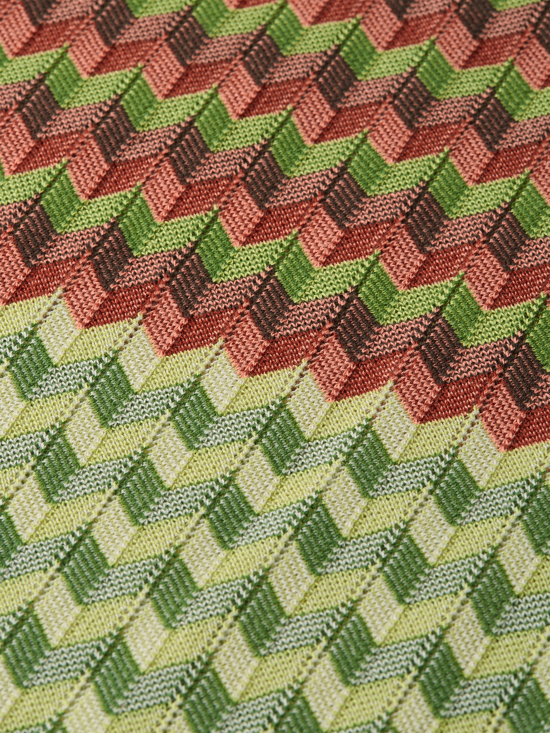 Chevron knitted maxi dress