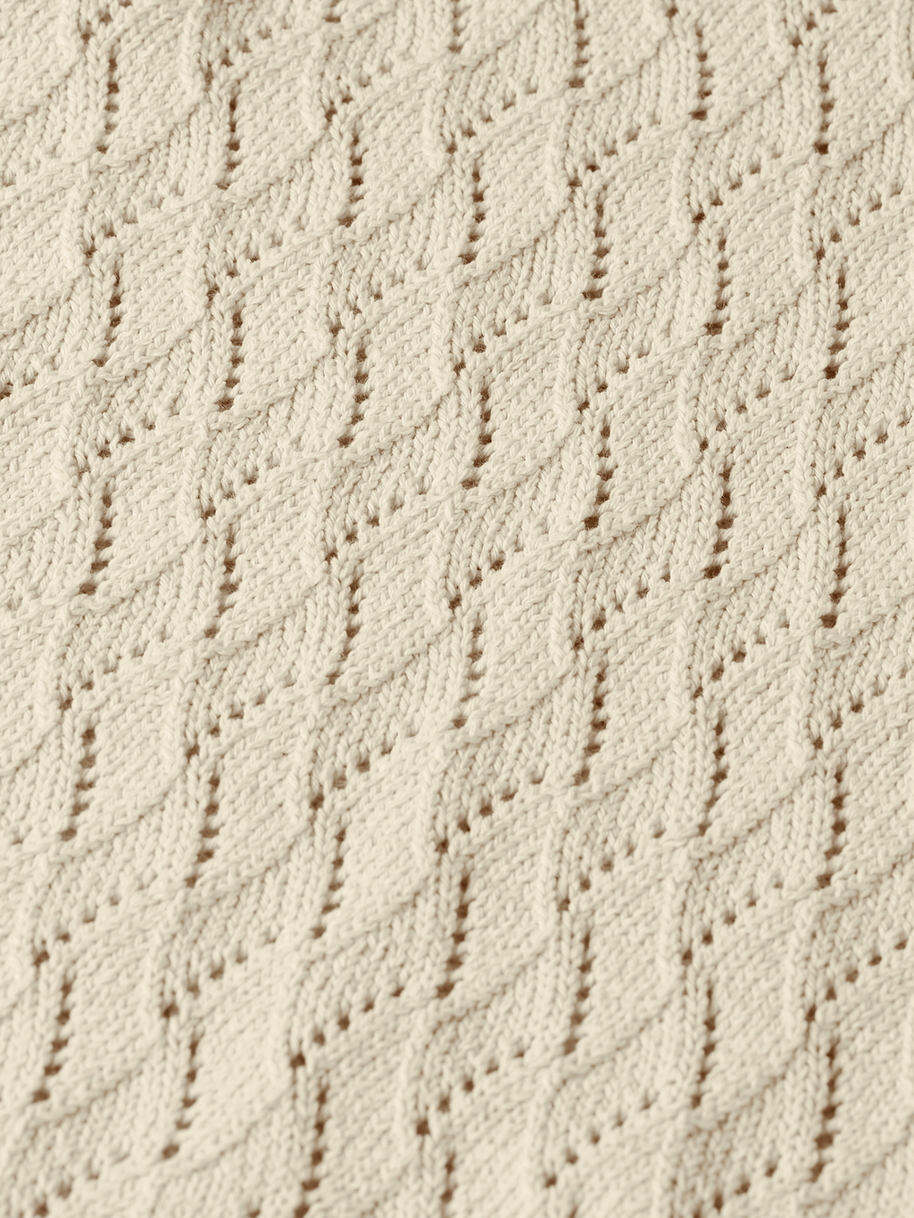 Pointelle stitch knitted short tunic dress