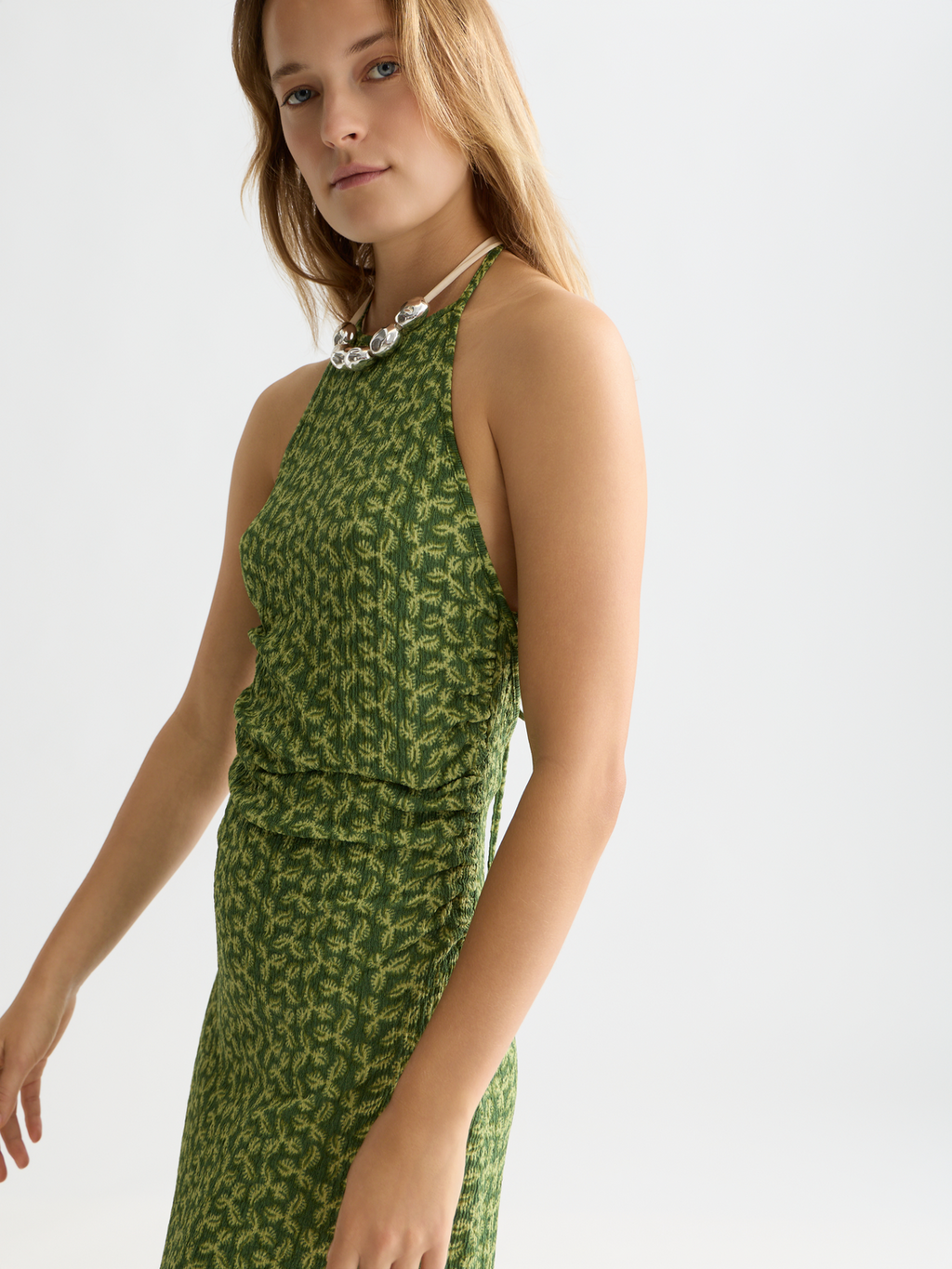 Open back midi dress