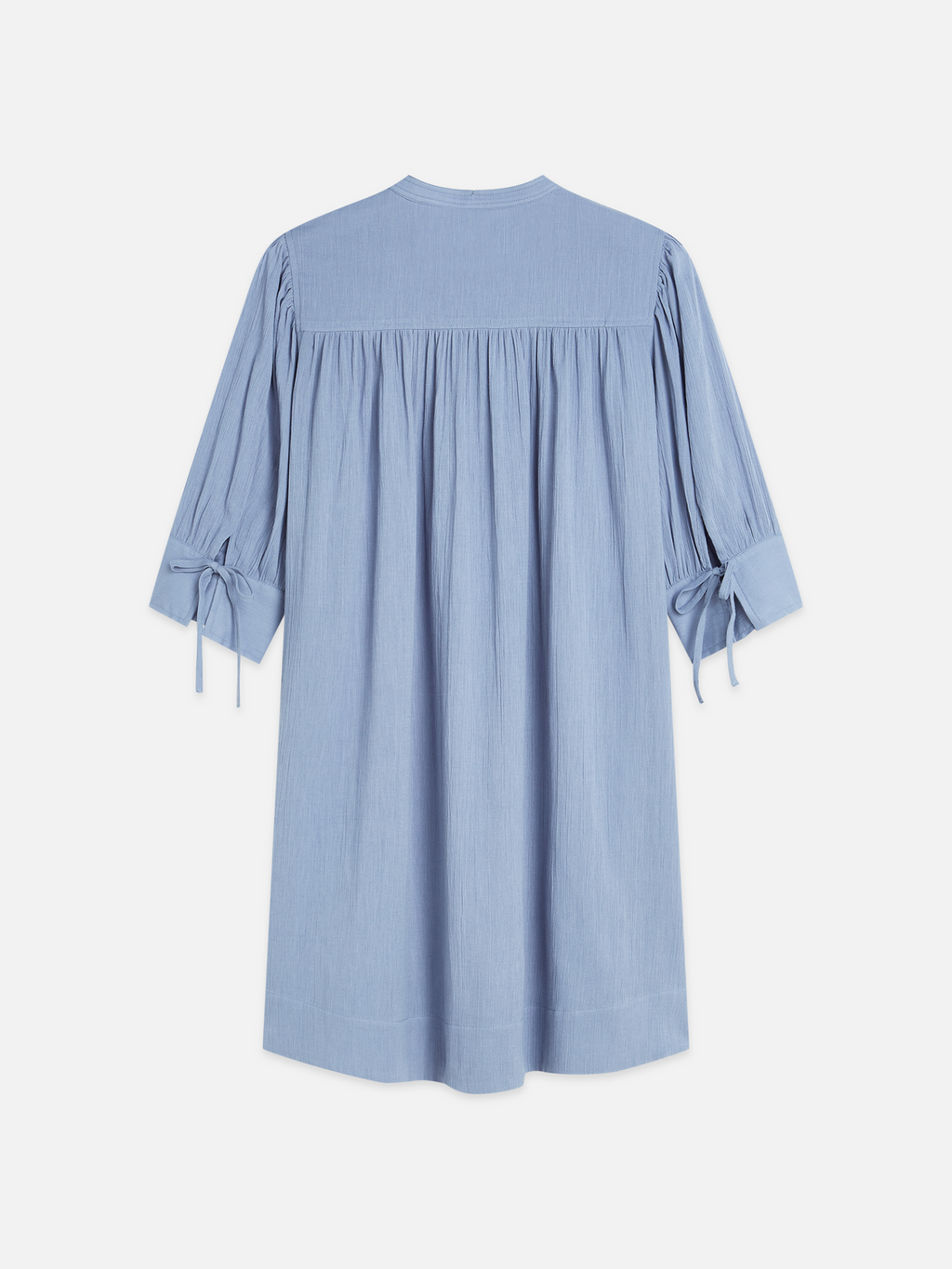 Mini gathered sleeve dress