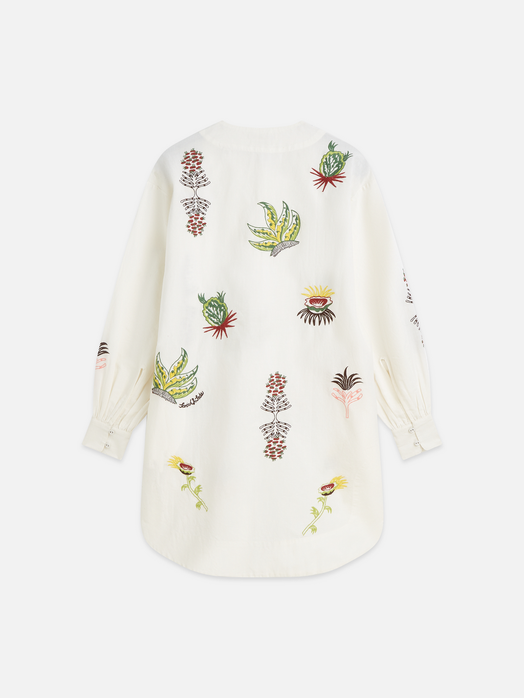 Embroidered short bib dress