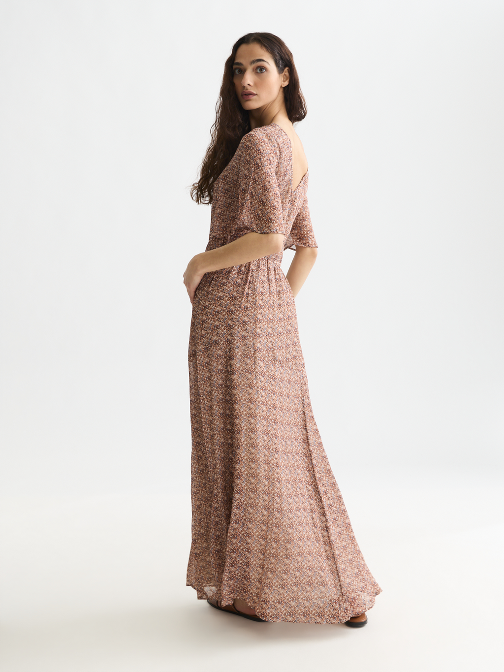 Reversible maxi dress