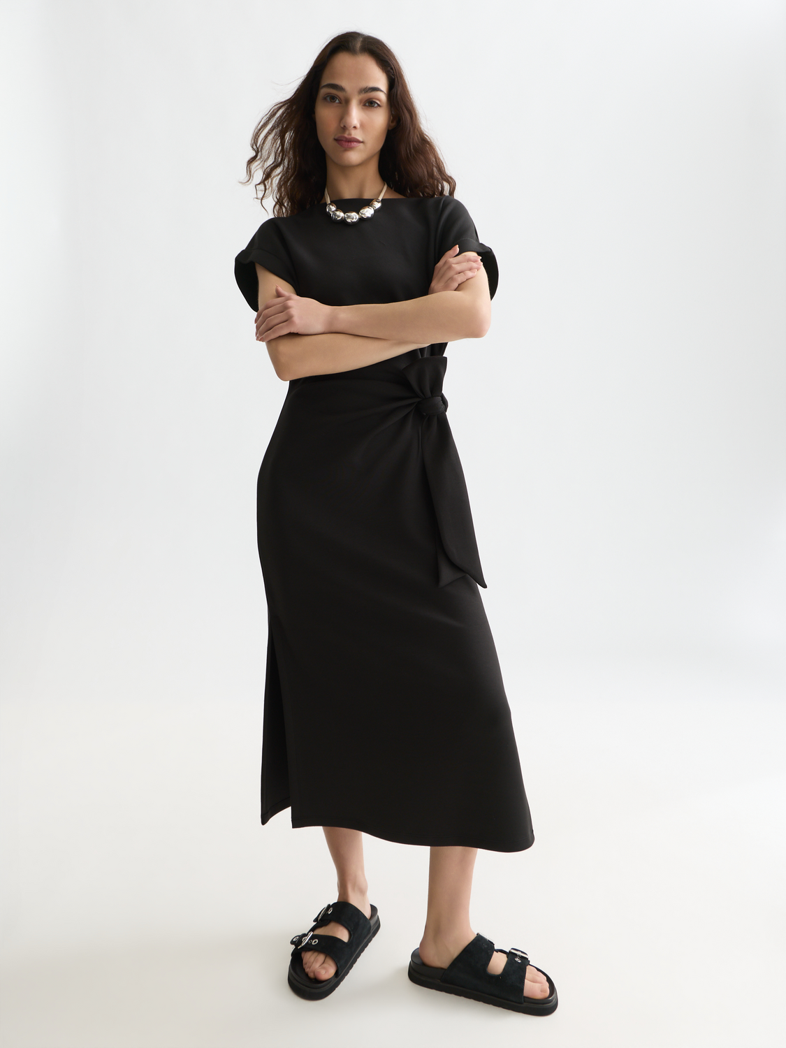 Modal midi dress