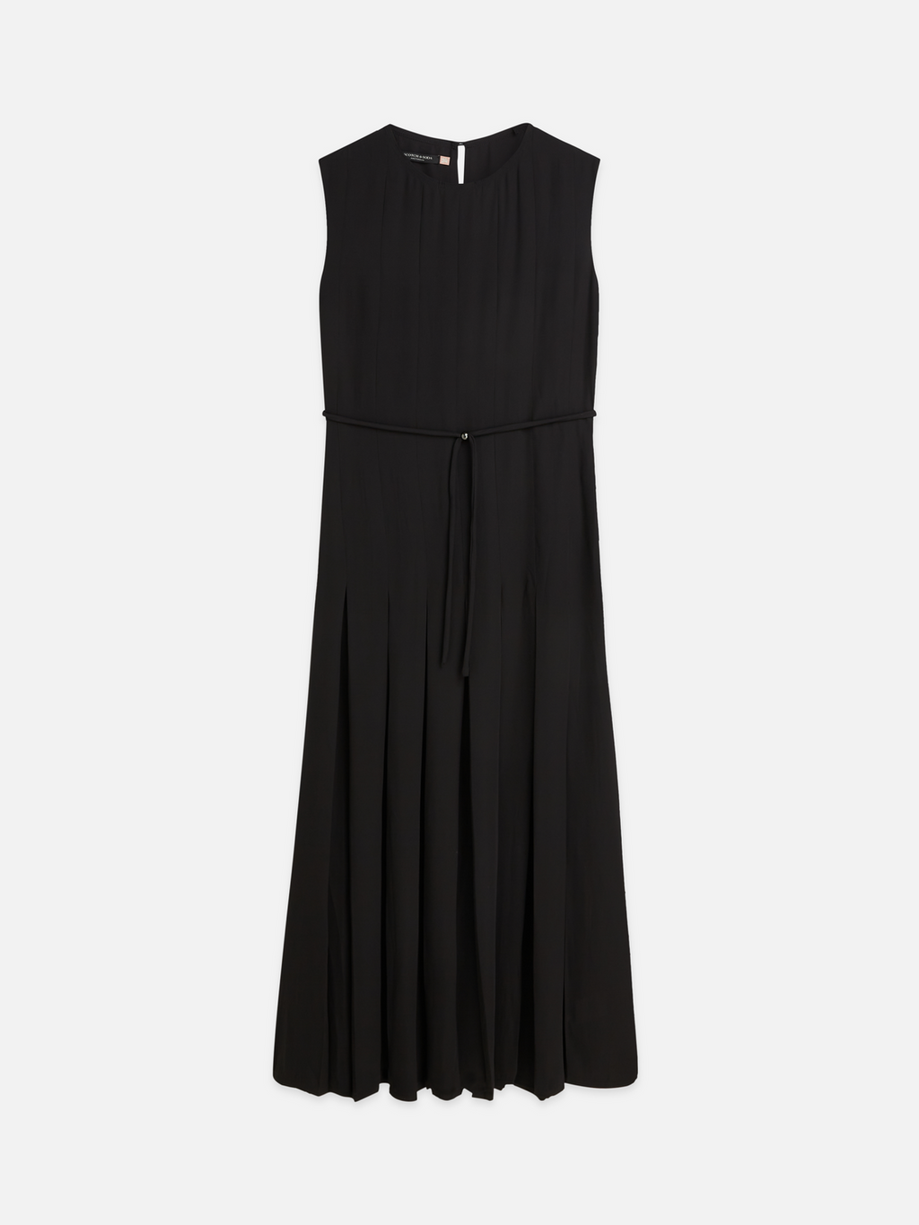 Pleated ankle length dress