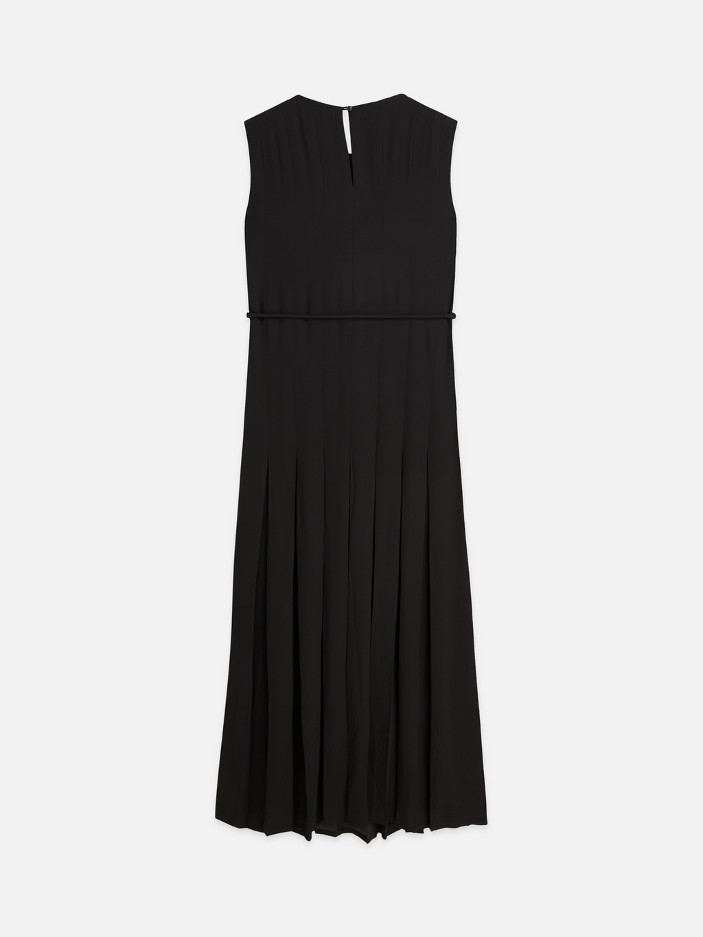 Pleated ankle length dress