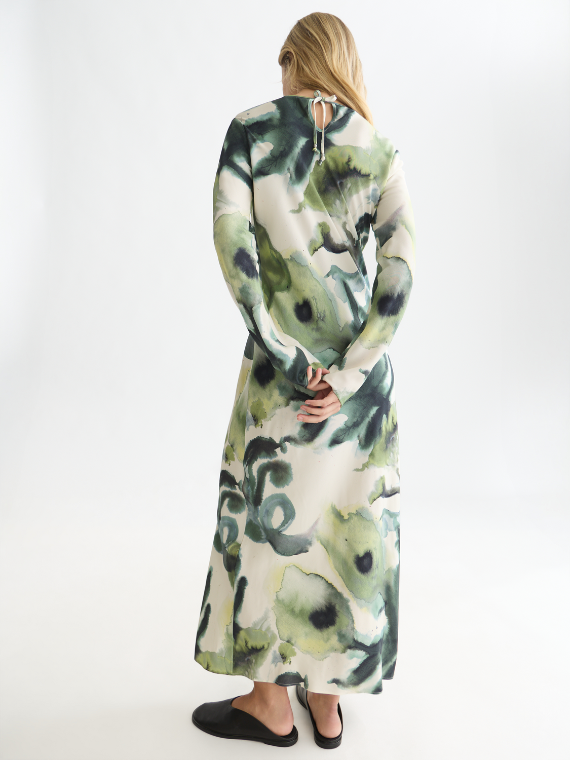 Printed maxi dress