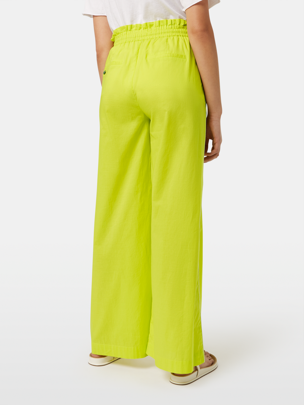 Cotton Voile Wide Leg Pants